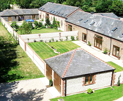 barn conversion to four homes portfolio image