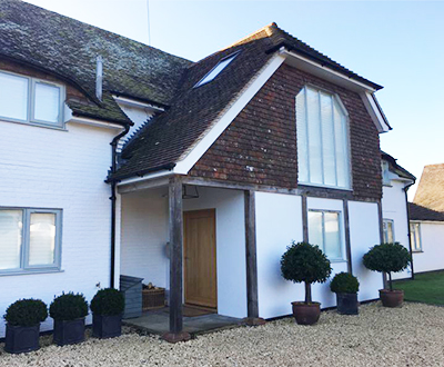 large extension refurbishment to coastal home portfolio image